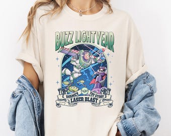 Buzz Lightyear Astro Blasters, Buzz Lightyear de Toy Story, Camiseta de Toy Story, Viaje a Disneyland, Disney Pixar, Tomorrowland