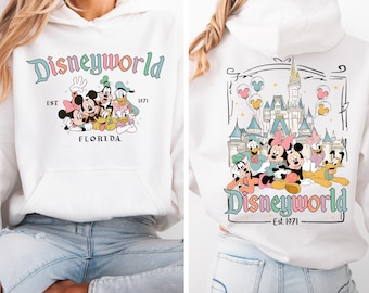 Camiseta de Disneyworld Est. 1971 Florida, Camiseta del Castillo de Magic Kingdom, Mickey y compañía de Disneyworld, Camiseta familiar de Disney, Camiseta de Mickey y sus amigos, WDW