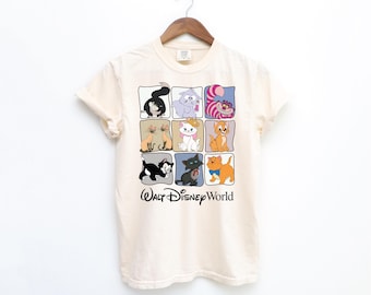 Shirt aristokatten, shirt retro katten, shirt kattenliefhebbers, shirt katten en vrienden, shirts kattenfilmgroep, Disney Cats, WDW, Magic Kingdom