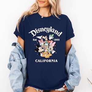 Retro Disneyland California PNG, Disneyland Est 1955, Mickey And Friends image 6