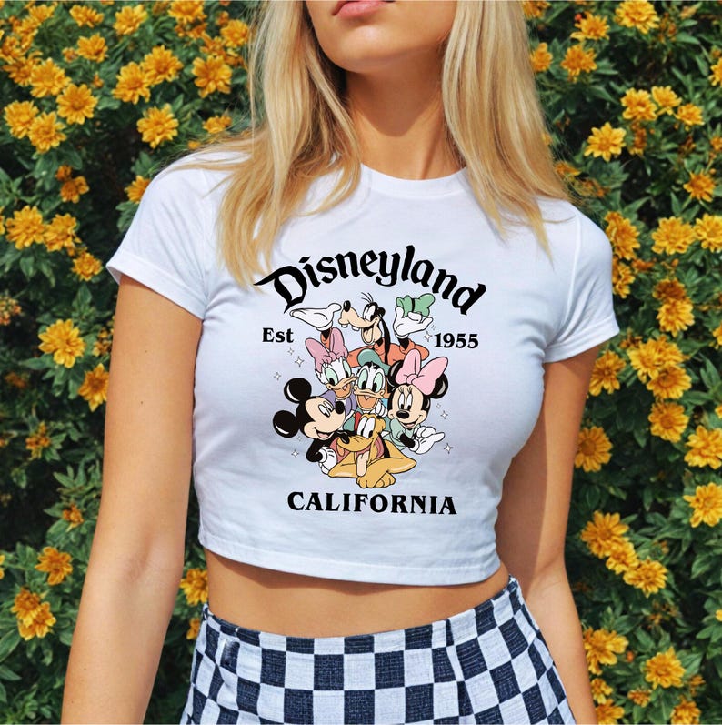 Retro Disneyland California PNG, Disneyland Est 1955, Mickey And Friends image 10