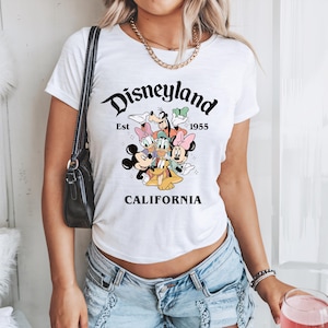 Retro Disneyland California PNG, Disneyland Est 1955, Mickey And Friends image 2