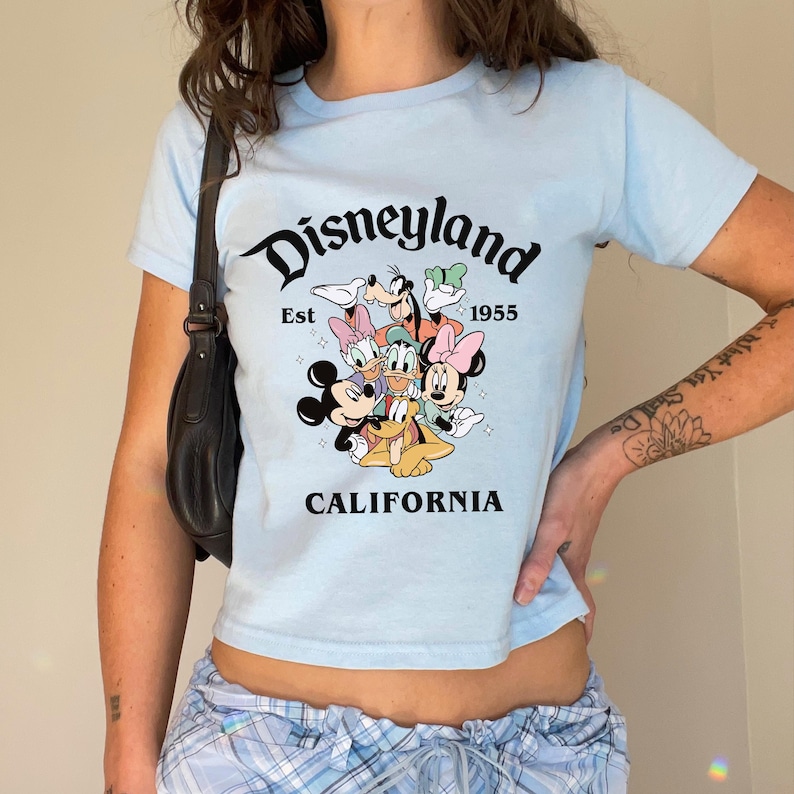 Retro Disneyland California PNG, Disneyland Est 1955, Mickey And Friends image 5
