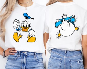 Lustiges Donald Duck Shirt, Disney Familien Reise Tee