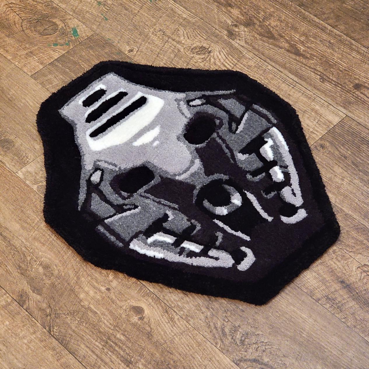 Bionicle Mask - Onua Handmade Tufted Rug - Etsy
