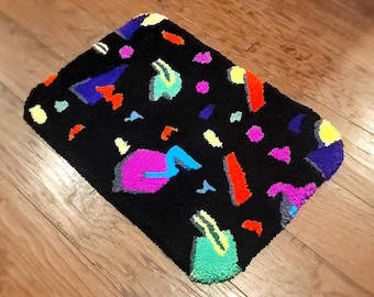 Classic Arcade Style Handmade Tufted Rug - Etsy