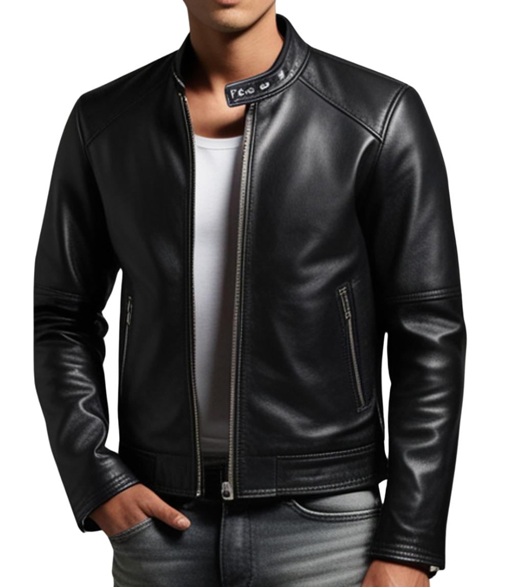 leather jacket men, men's leather jacket, extra soft leather, Biker Jacket, Custom Biker, 90s leather jacket, men's black jacket