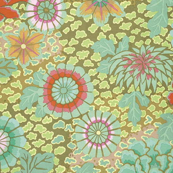 SAGP007 Kaffe Fassett Dream Moss 55" Wide HOME Dec PWGP148 Kaffe Fassett KFC Designer Quilting HY Rowan Westminster Half Yard 18" Fabric