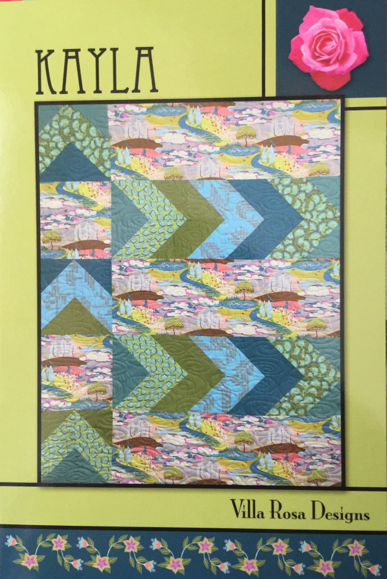 pieced quilt mini PATTERN Villa Rosa Designs Oklahoma PATTERN