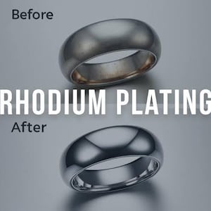 Custom Logo Necklace: Rodyum Plated, Personalized Design