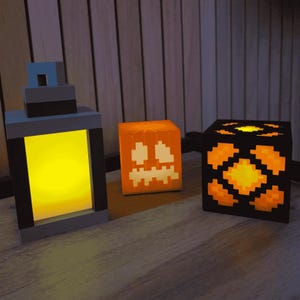 Pixel Art Inspired Lights, Gamer Decor Gift