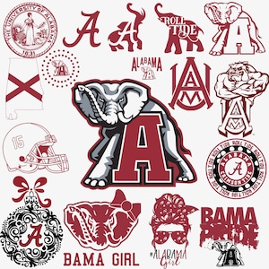 Alabama Svg, Alabama Png, Alabama Crimson Svg, Roll Tide Png, Crimson Svg, Alabama Football Svg, Alabama Sign Svg, Crimson Tide Svg, Png