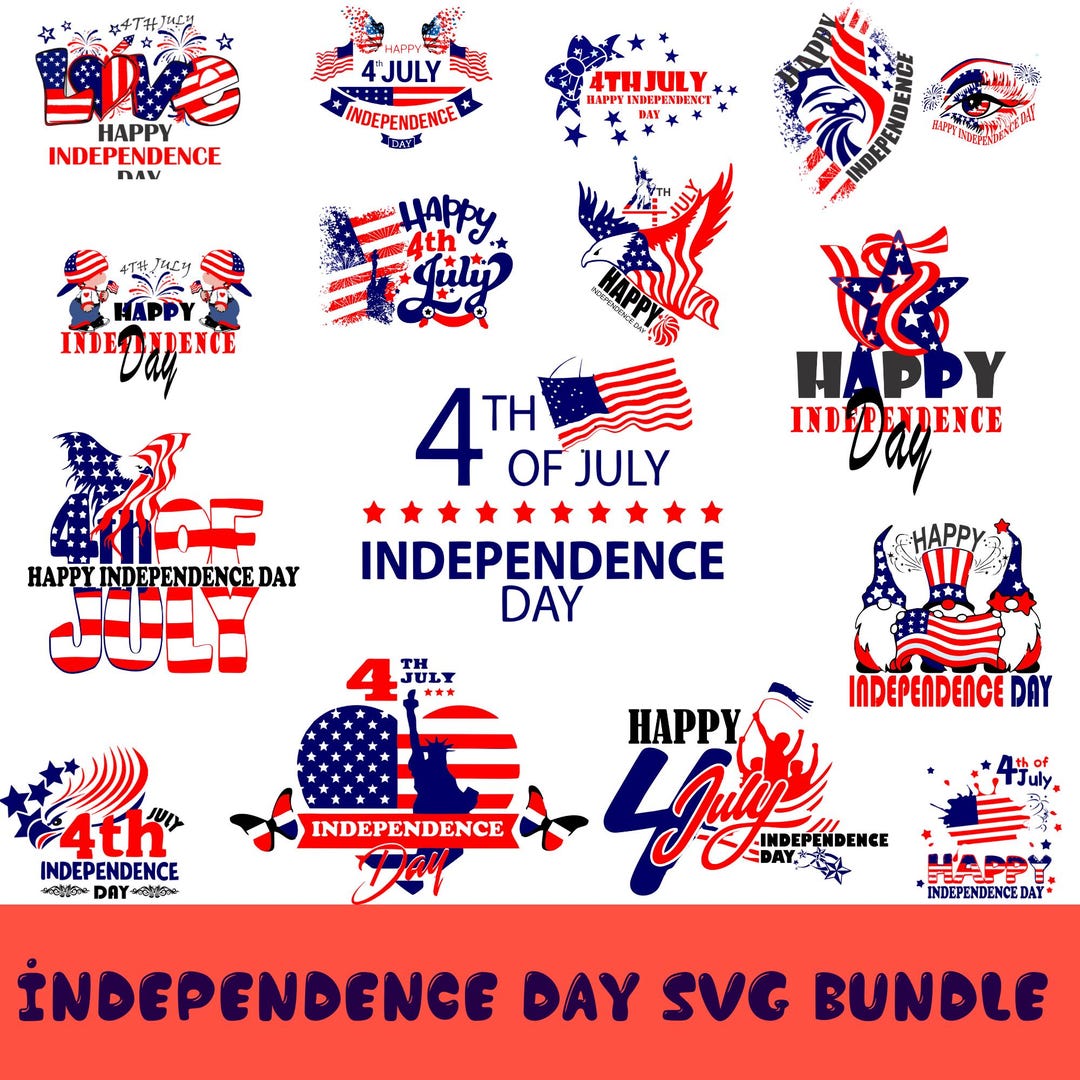 4th of July SVG Bundle, Independence Day Svg, Patriotic USA Svg ...