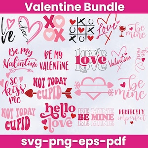 Valentine's day Png bundle,Valentine's Day Quotes,Love Xoxo Png,Be mine valentine,Glitter Valentine  Png, valentines Day vibes,Cricut,