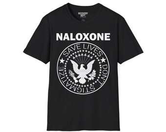 Camiseta Punk Rock con Naloxona