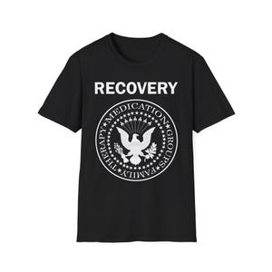 RECOVERY Rock Band Logo Unisex Softstyle T-Shirt