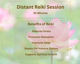 Distant Reiki Session ~ 30 Minutes