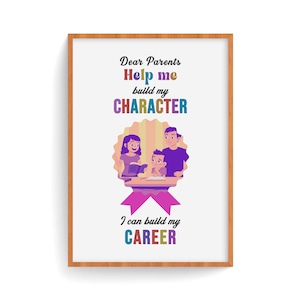 Help me build my character, Parenting guide, Parenting tips, Gife for New Parents, Parenthood Tips, Digital Download (3 Jpeg Files)