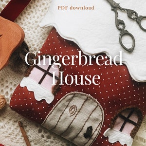 Gingerbread House Doll Bag | Pattern Pieces Only | Hansel and Gretel Inspired | Video Sewing Tutorial | Fairytale Doll Carrier