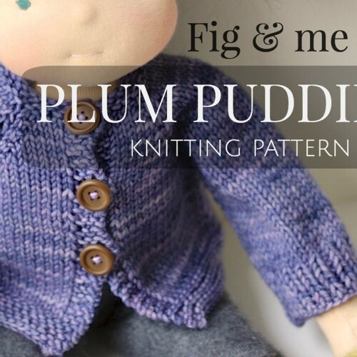 Doll Cardigan Knitting Pattern for 