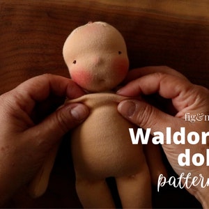 Waldorf Doll Pattern Bundle | Free Video Tutorial | Body ONLY + Clothing Pattern PDF | Dollmaking Pattern | Handmade Doll Pattern | Beginner image 9