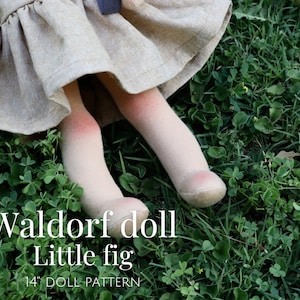 Waldorf doll pattern doll pattern Waldorf Dollmaking Simple Doll Pattern Little Fig Doll Pattern Fig and Me Sewing Doll Pattern. image 6
