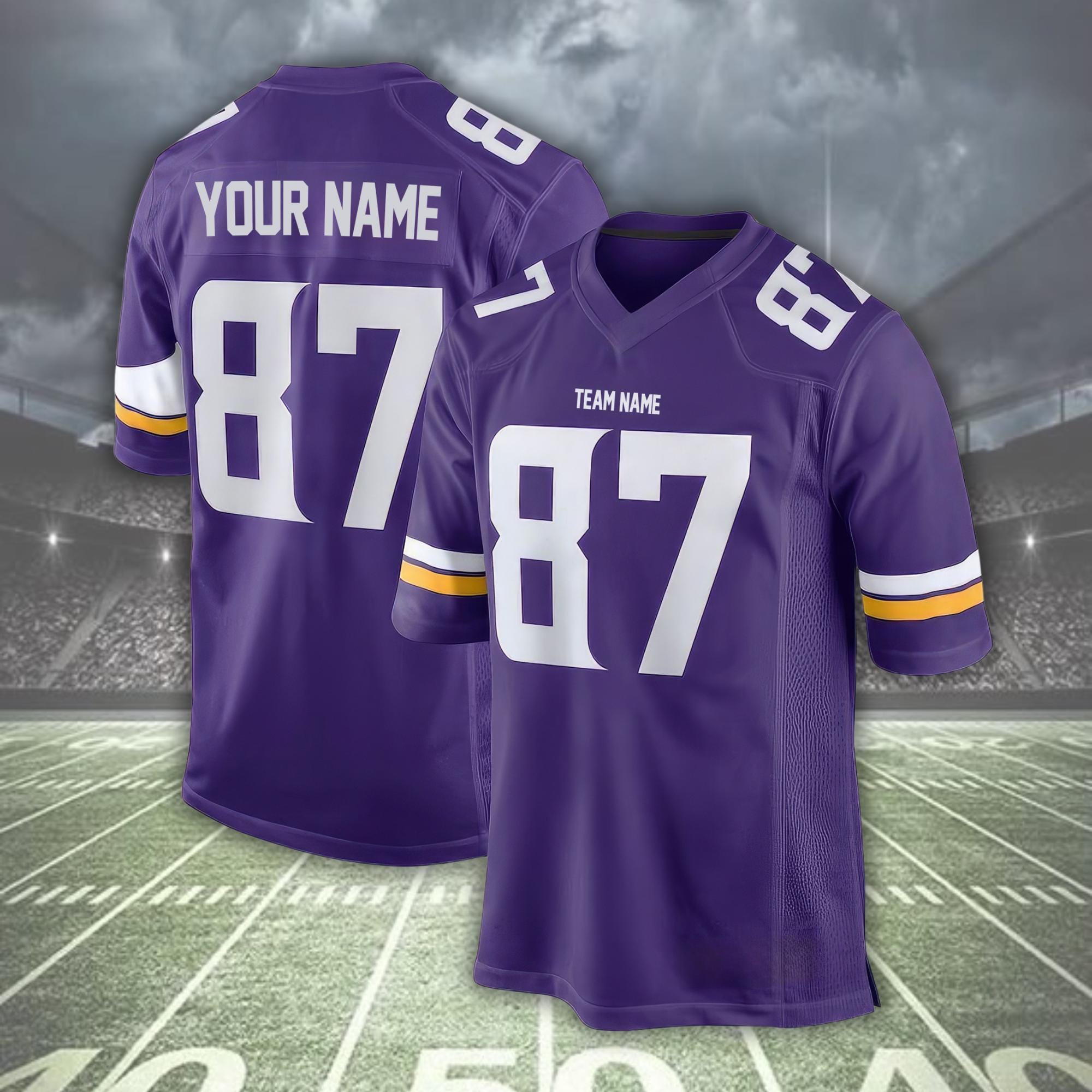 Custom Viking Jersey Etsy