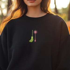 Embroidered Icon wicked Sweatshirt, Aesthetic wicked Sweatshirt, Wizard Of Oz Sweatshirt, Changed For Good,Wicked Defy Gravity Shirt