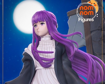 Frieren Anime Collectible Statue – High Quality 3D Printer Model (Digital Download)