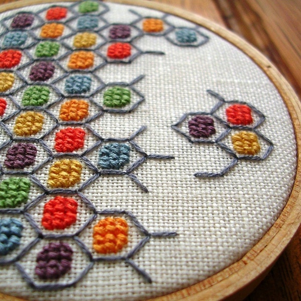 Geometric Cross-stitch / OOAK