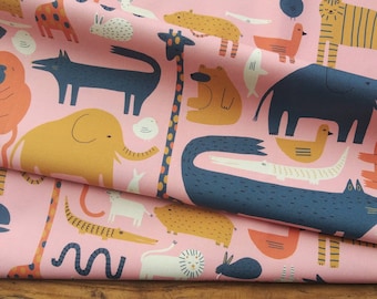 Jennifer Bouron | Animal Pink | Mid-Weight Cotton