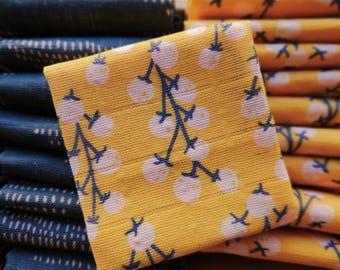 Pañuelo de gasa orgánica: Hecho a mano en Australia, cero residuos.