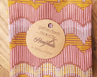 Pañuelo de algodón estampado / Pañuelo 100 % algodón / Hecho a mano en Australia / Cero residuos / Ecológico