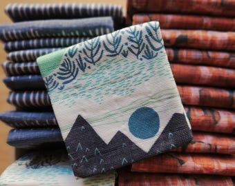 Pañuelo de gasa orgánica / El sendero de grava / Scarlet Soleil / Hecho a mano en Australia / Cero residuos / Ecológico