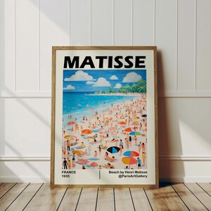 Henri Matisse Poster Framed - Colorful Wall Art as Matisse Museum Print, Matisse Print, Inspired Art Print