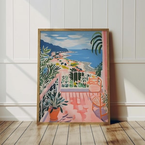 Henri Matisse Poster Framed - Colorful Wall Art as Matisse Museum Print, Matisse Print, Inspired Art Print, Modern Gallery Art
