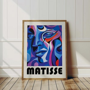 Henri Matisse Poster Framed - Colorful Wall Art as Matisse Museum Print, OpenWindow Matisse Print, Inspired Art Print, Vintage