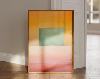 Rothko Wall Decor - Framed Mark Rothko Poster, Rothko Wall Art, Inspired Wall Art, Museum poster available in set of 3