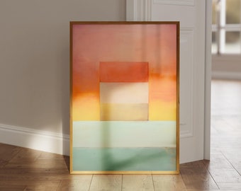 Rothko Wall Decor - Framed Mark Rothko Poster, Rothko Wall Art, Inspired Wall Art, Museum poster available in set of 3