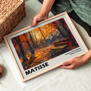 Framed Henri Matisse Poster - Colorful Wall Art as Matisse Print, Matisse Art Print, Museum Art Ready to Hang