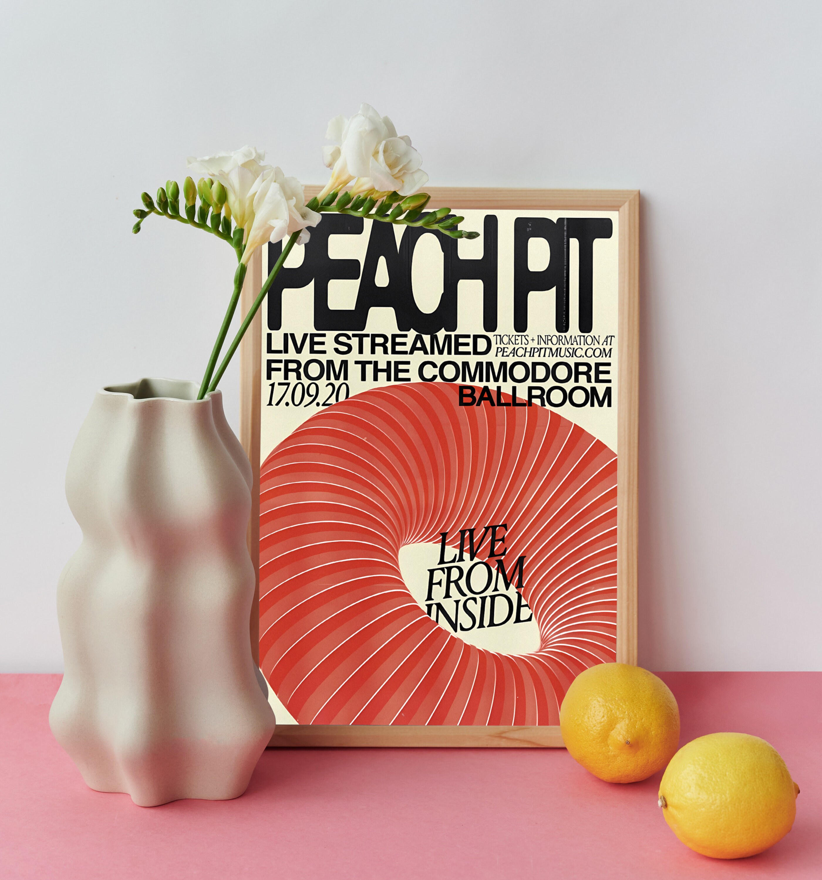 Peach Pit Poster Print Artist Poster Music Gift Wall Decor Room Decor ...