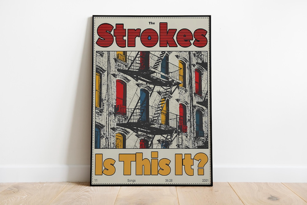 Snorider Design The Strokes Poster Print | Artist Poster | Music Gift | Wall Decor | Room Decor