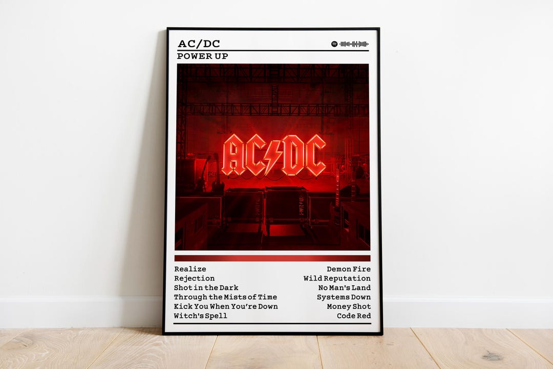 AC/DC Poster | Power Up Album Poster | Musik Poster | Album Cover ...