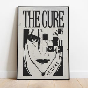 The Cure Poster Druck | Künstler Poster | Musik Geschenk | Wanddekoration | Raumdekor
