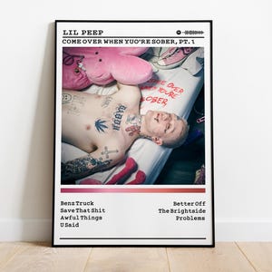 Lil Peep Come Over When You're Sober, Pt. 1 CD - Etsy