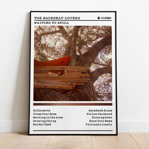 The Backseat Lovers Poster Druck | Warten auf Spill Album Poster | Musik Poster | Album Cover Poster | Wanddekoration | Musik Geschenk | Raumdekor