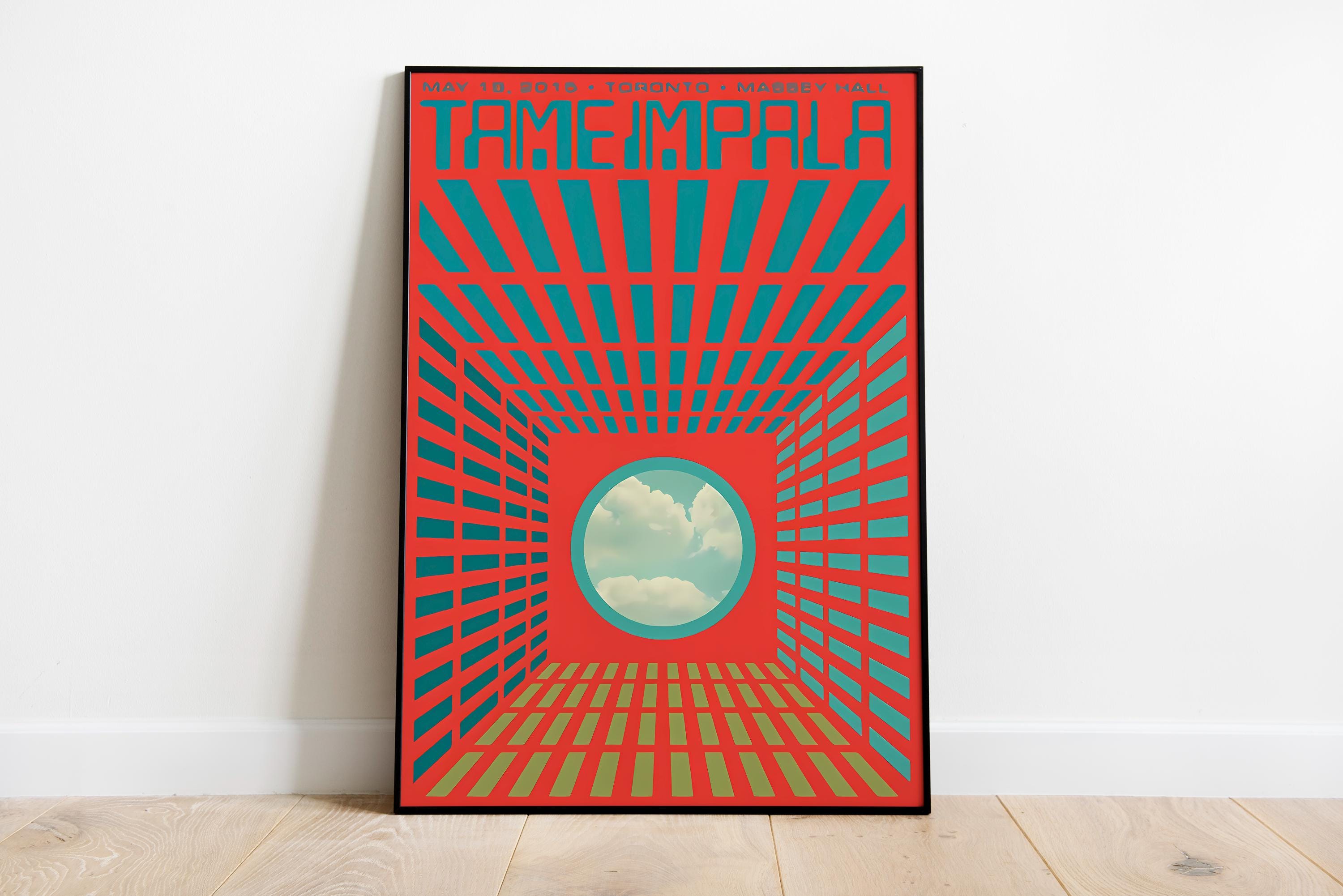 Tame Impala Original 10” + Signed poster Tame Impala Original 10” + Signed poster（Tame Impala