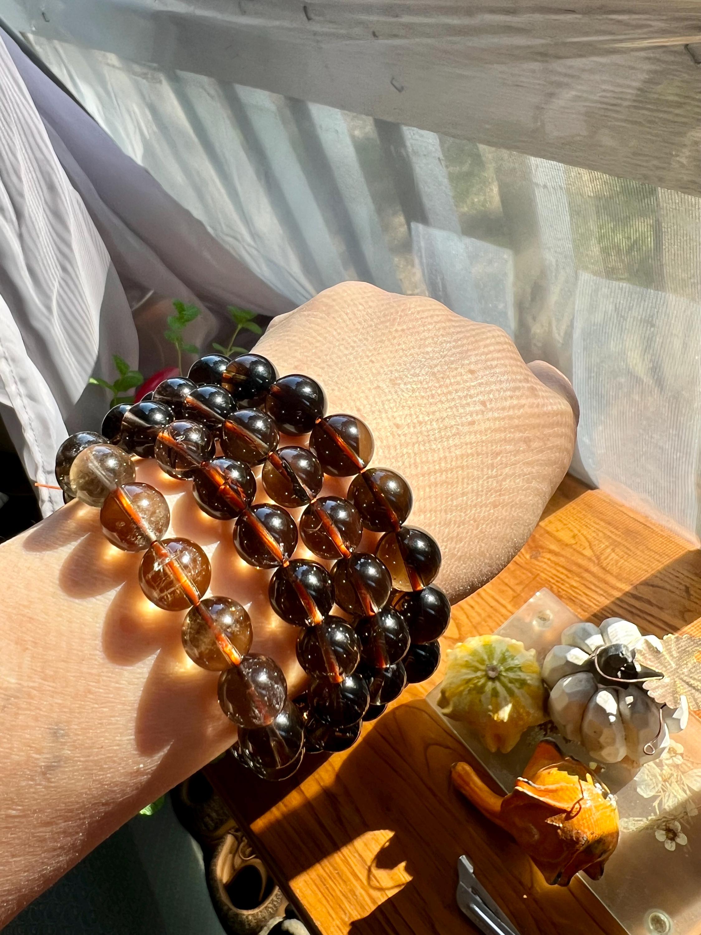 AAA Zeus Citrine Bracelet. High Frequency 538 Hz, Healing Stone