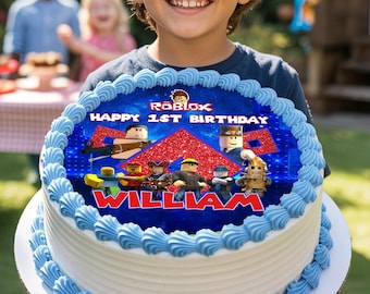Adorno para tarta de videojuego personalizado: Decoración para fiesta de cumpleaños gamer (Descarga digital)