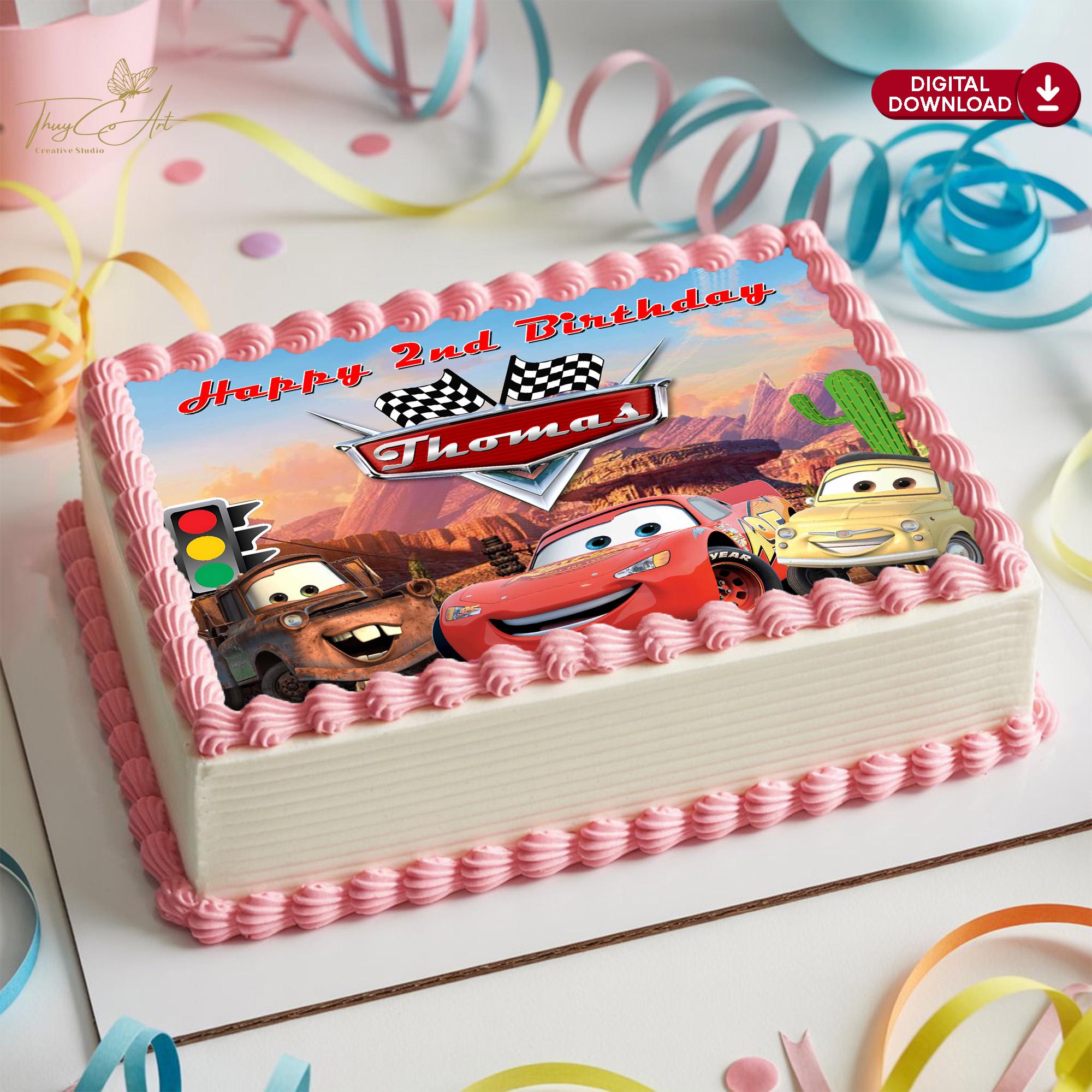 ディズニー カーズ ケーキトッパー、ライトニング・マックィーン